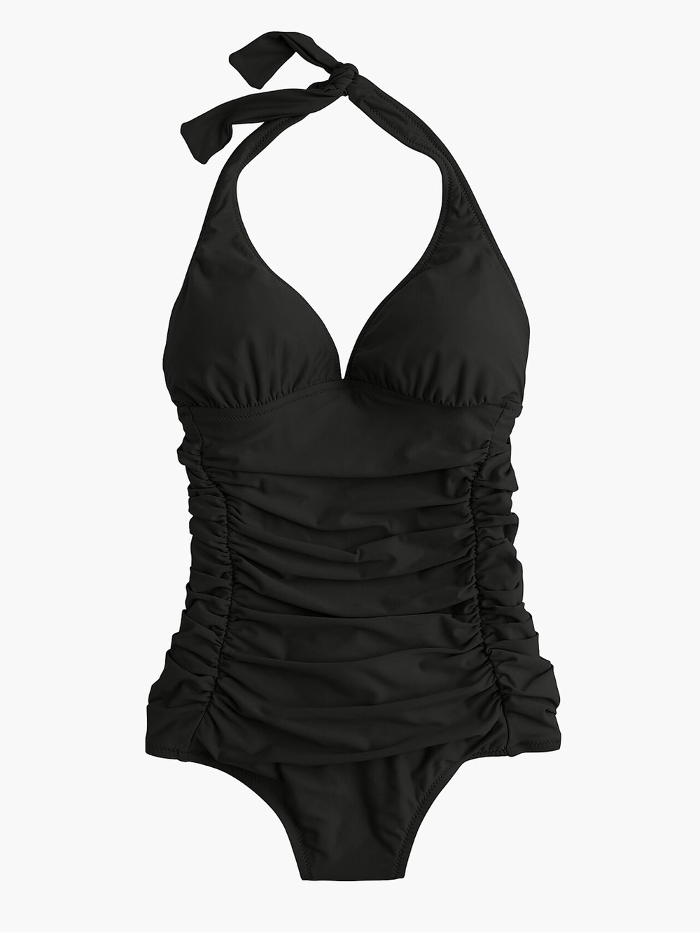 J.Crew Ruched Halter Tank One-piece Swimsuit B6757